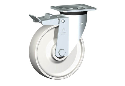WHEEL P 200X50/60 BB SWIVEL FORK P60 + BRAKE