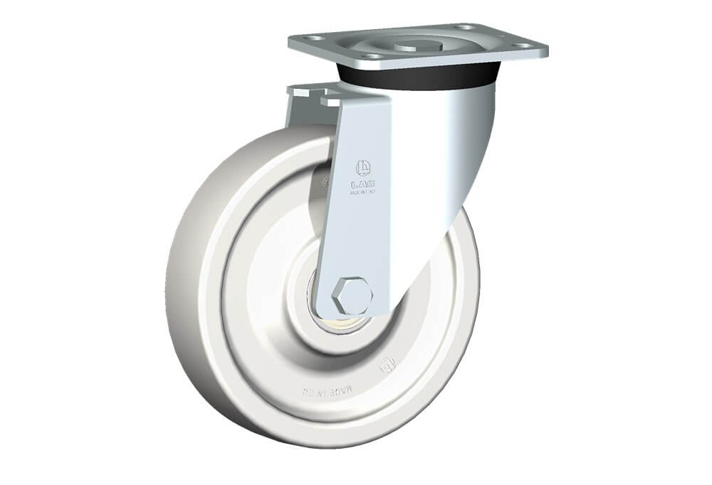 WHEEL P 200X50/60 BB SWIVEL FORK P60