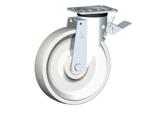 WHEEL P 250X60/60 BB SWIVEL FORK P60 + BRAKE