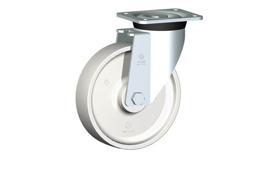 WHEEL P 200X50/60 RB. SWIVEL FORK P60