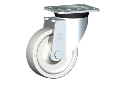 WHEEL P 150X48/60 HEAVY DUTY PLAIN BORE SWIVEL FORK P60