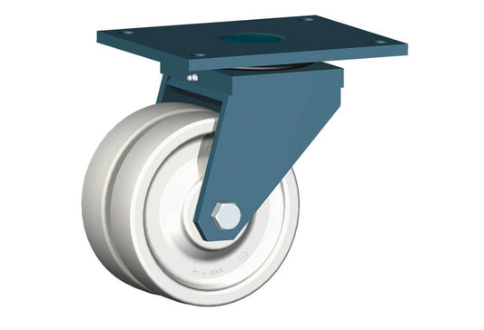 WHEEL P 200X50+50 HD BB SWIVEL FORK G80