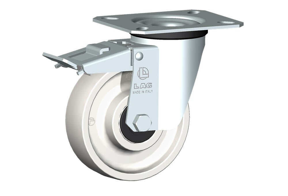 WHEEL P 100X30/40 BB SWL M22 + BRAKE