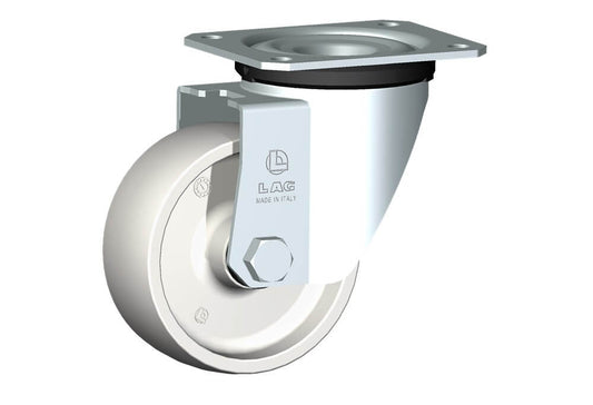 WHEEL P 100X40/40 PB SWIVEL FORK M22L/50