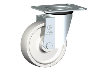 WHEEL P 100X30/40 PB SWIVEL FORK M22