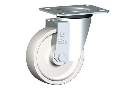 WHEEL P 100X30/40 PB SWIVEL FORK M22