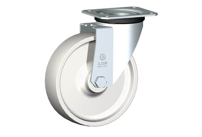 WHEEL P 150X40/50 PLAIN BORE SWIVEL FORK M22L
