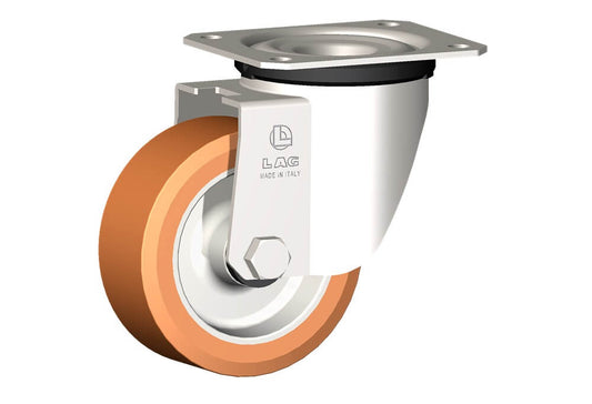 WHEEL A 100X40/40 PB INOX SWIVEL FORK X20L/50