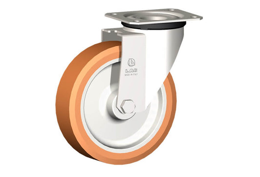 WHEEL A 150X40/50 PLAIN BORE SWIVEL FORKX20L