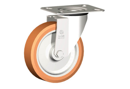 WHEEL A 150X40/50 PLAIN BORE SWIVEL FORKX20