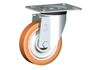 WHEEL A 125X30/40 BB SWIVEL FORK M40/50