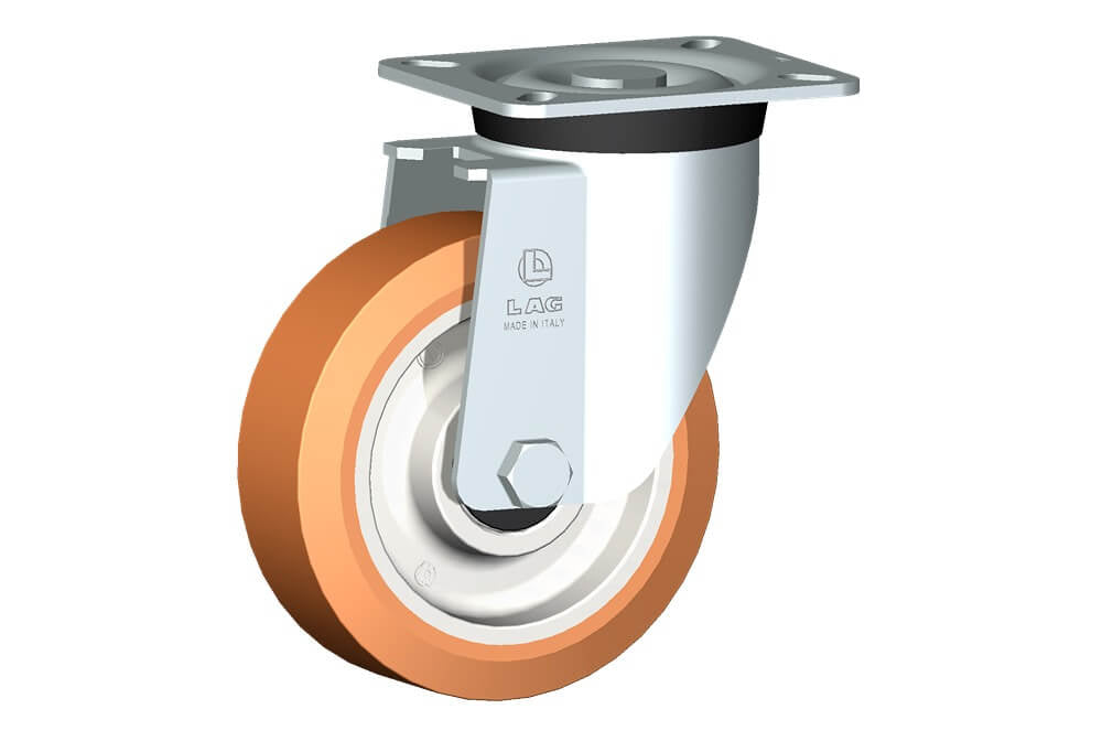 WHEEL A 125X40/40 BB SWIVEL FORK M40L/50