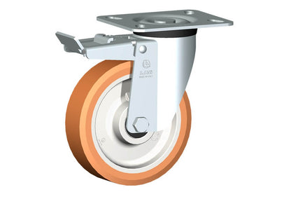 WHEEL A 150X40/50 BB SWIVEL FORK M40 + BRAKE