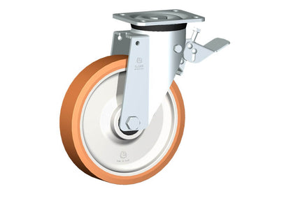 WHEEL A 225X50/60 BB SWIVEL FORK P60 + BRAKE