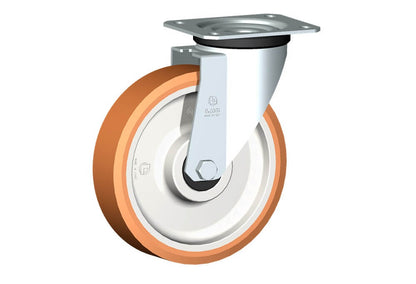 WHEEL A 200X50/60 BB SWIVEL FORK M22