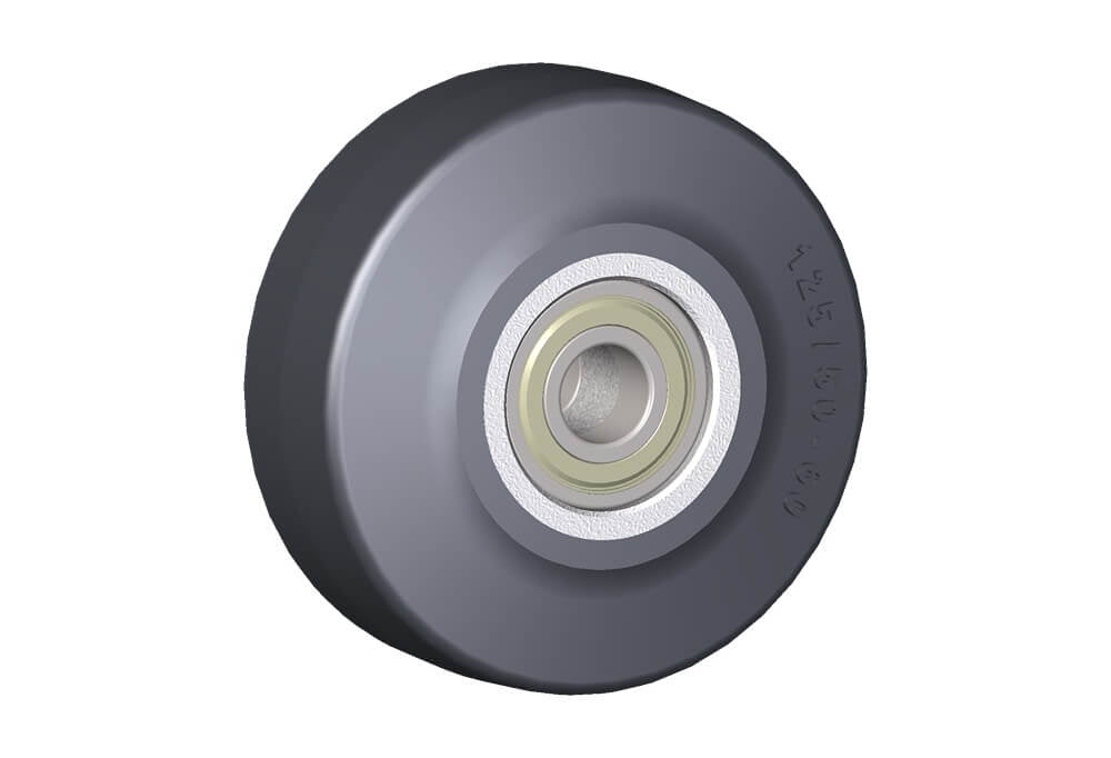 WHEEL E 125X50/50 47X17BALL BEAR.20