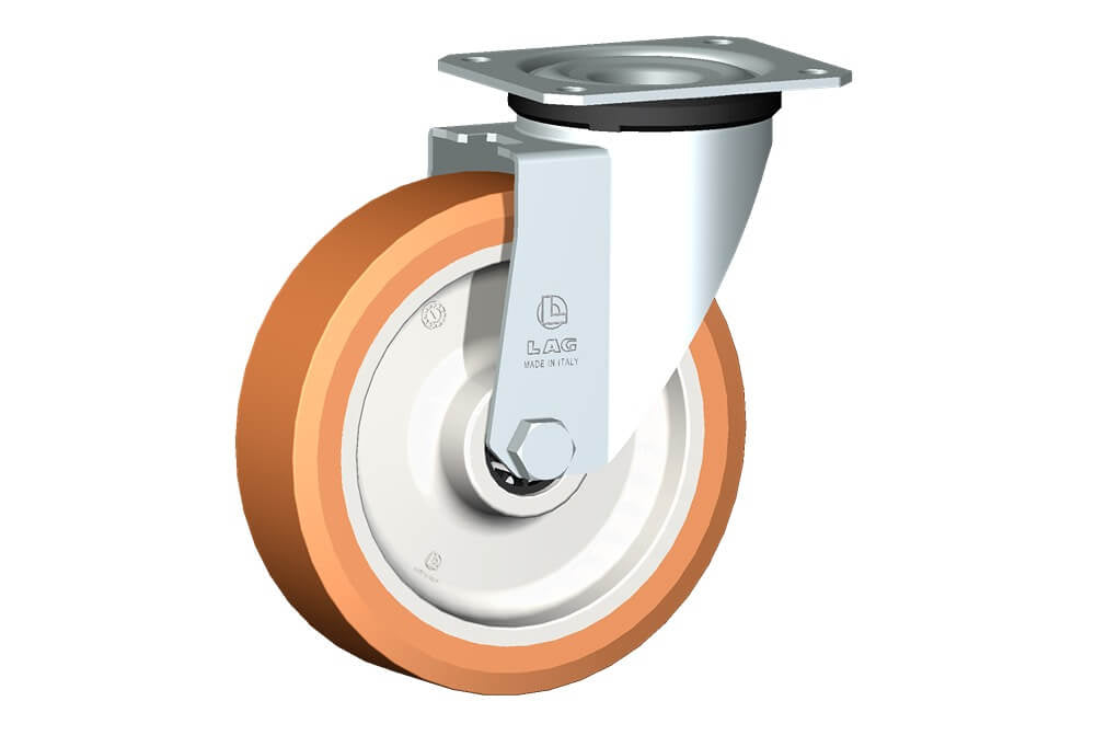WHEEL A 150X40/50 RB SWIVEL FORK M22L