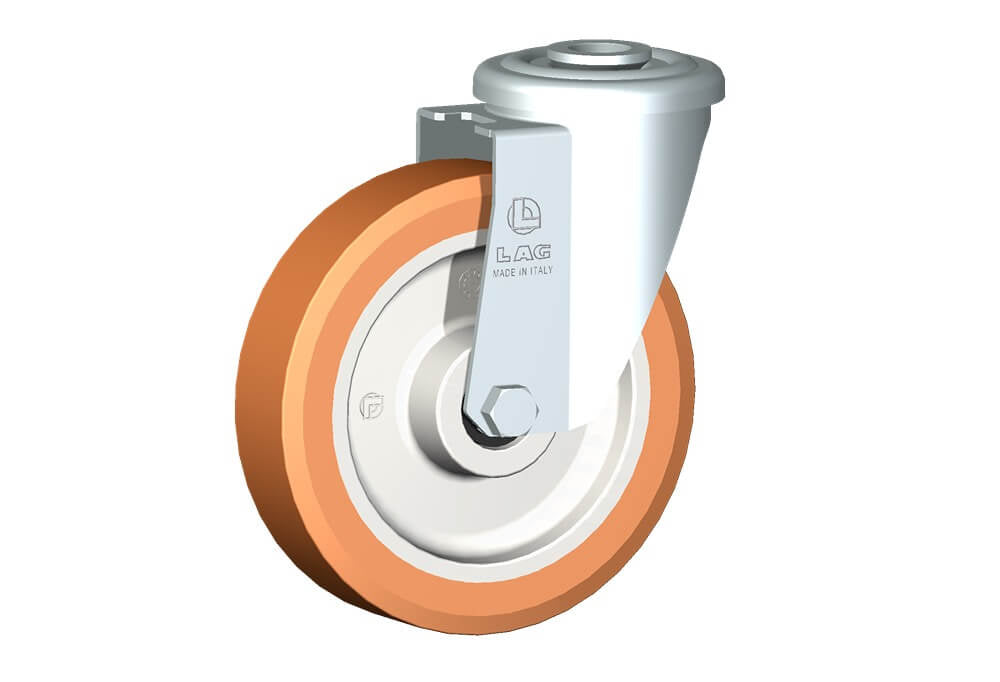 WHEEL A 125X30/40 ROLLER BEAR. BOLT HOLEFORK M22/40 F.12