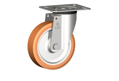 WHEEL A 150X40/50 PLAIN BORE X40 SWIVEL FORK