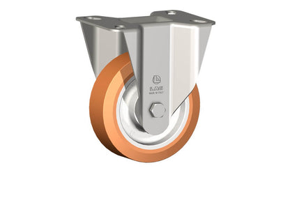 WHEEL A 125X40/40 INOX ROLLER BEARINGS FIXED INOX FORM X40/50