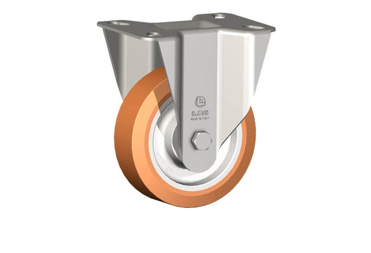 WHEEL A 125X40/40 INOX ROLLER BEARINGS FIXED INOX FORM X40/50