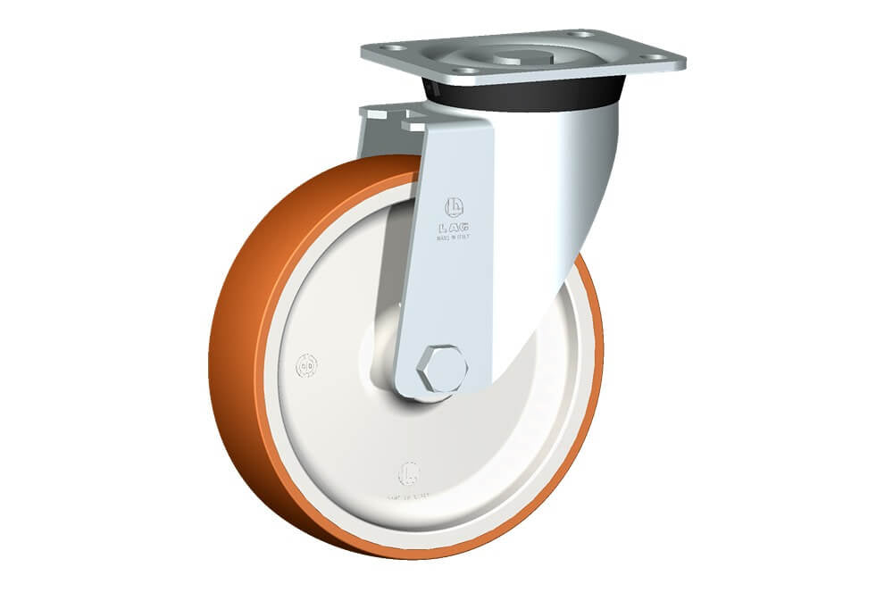 WHEEL N 200X50/60 P.BORE SWIVEL FORK M40