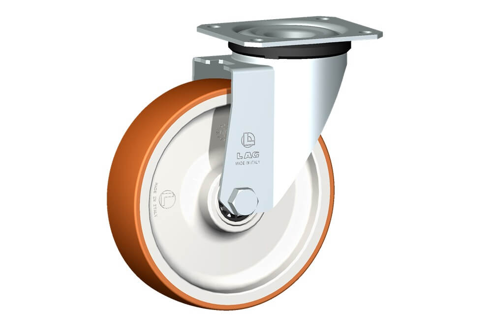 WHEEL N 150X40/50 RB SWIVEL FORK M22L