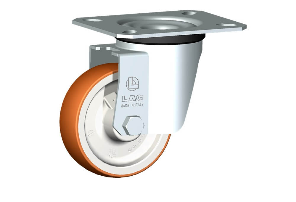 WHEEL N80X25/40 PLAIN BORE SWIVEL M22