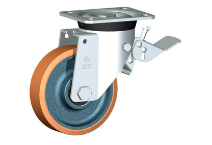 WHEEL Z 150X40/50 BB SWIVEL FORK M40/60 + BRAKE