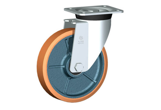WHEEL Z 200X40/50 BB SWIVEL FORK M40/60