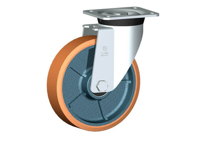 WHEEL Z 200X50/60 BB SWIVEL FORK M40