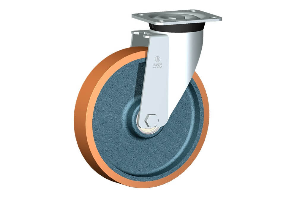 WHEEL Z 250X50/60 BB SWIVEL FORK M40