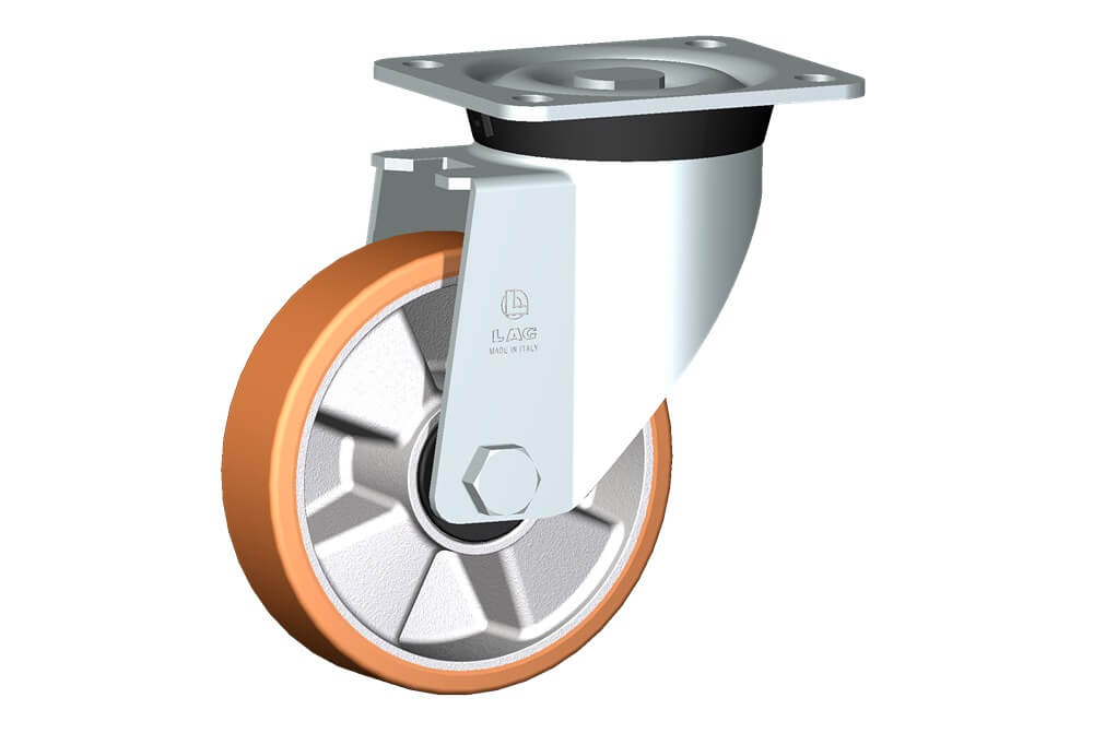 WHEEL T 150X40/50 BB SWIVEL FORK M40/60