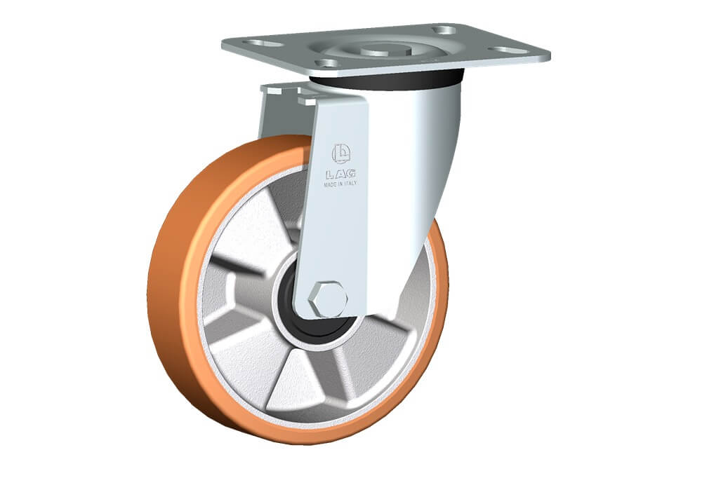 WHEEL T 150X40/50 RB SWIVEL FORK M40