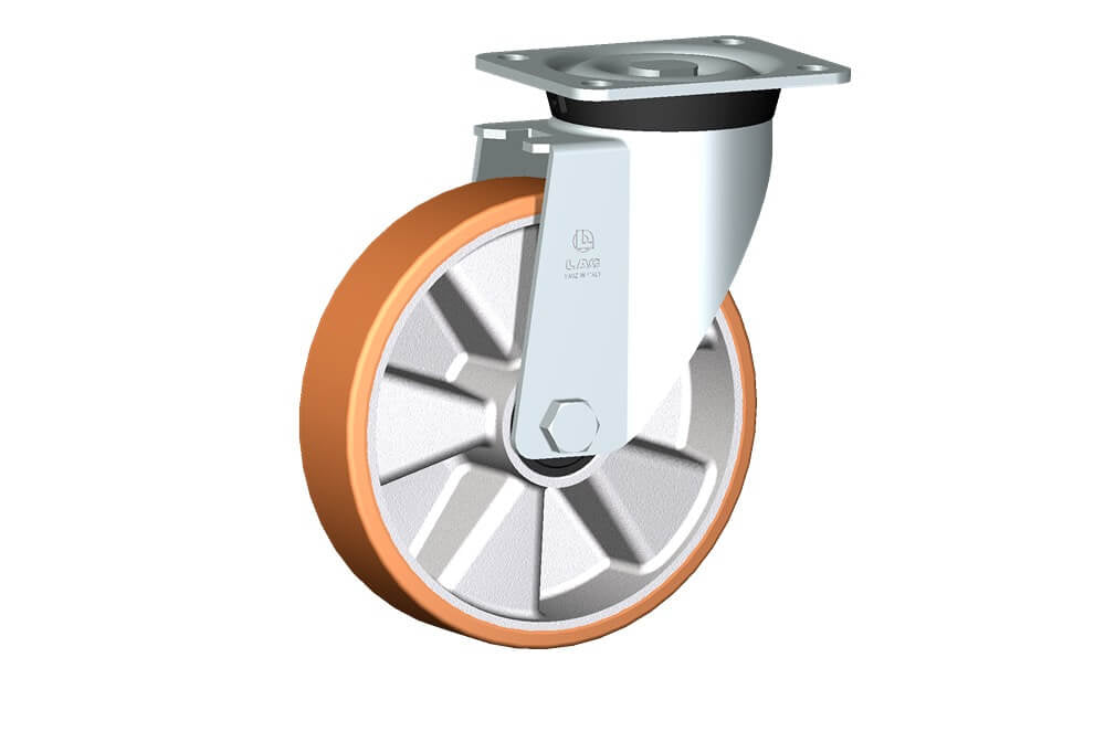 WHEEL T 200X50/60 RB SWIVEL FORK M40