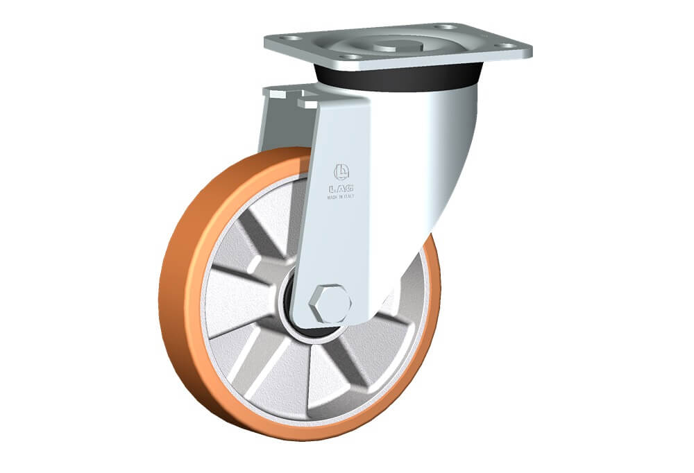 WHEEL T 175X40/50 BB SWIVEL FORK P60/60