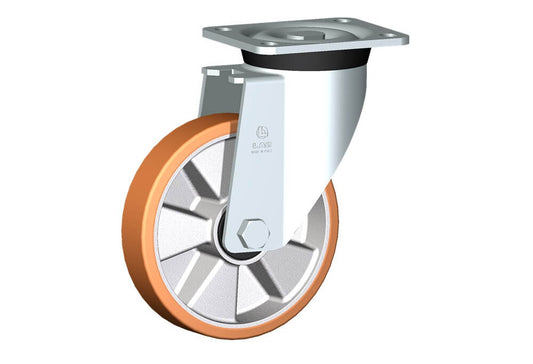 WHEEL T 175X40/50 BB SWIVEL FORK P60/60