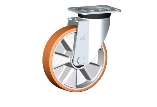 WHEEL T 200X50/60 BB SWIVEL FORK P60