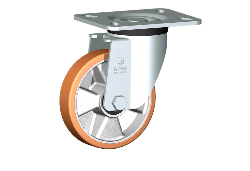 WHEEL T 125X30/40 RB SWIVEL FORK P60/50