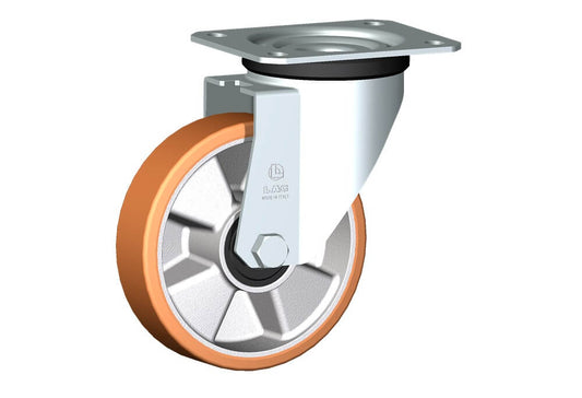WHEEL T 150X40/50 RB SWIVEL FORK M22/60