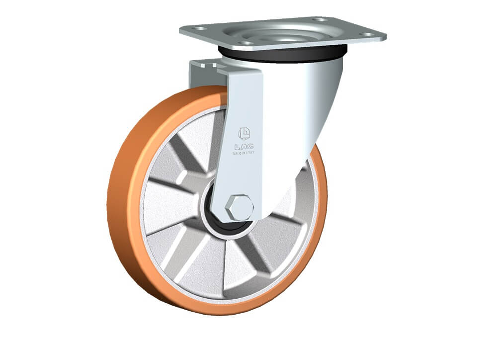 WHEEL T 175X40/50 RB SWIVEL FORK M22/60