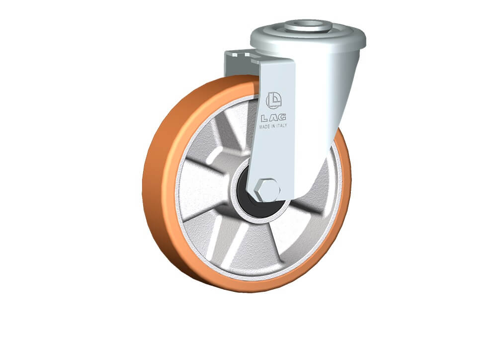 WHEEL T 125X30/40 BB BOLT HOLE F.12 FORK M22/40