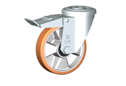 WHEEL T 125X30/40 RB BOLT HOLE F.14 FORK M22/50 + BRAKE