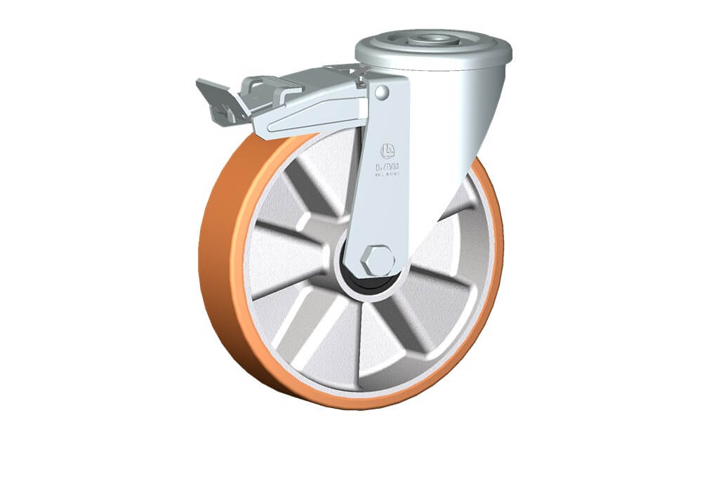 WHEEL T 200X50/60 RB BOLT HOLE F.18 FORK M22 + BRAKE