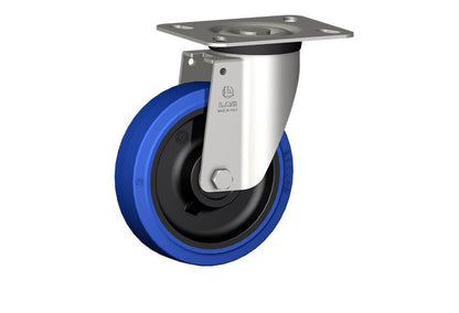 WHEEL LB 150X40/50 INOX BB SWIVEL X40+ BRAKE