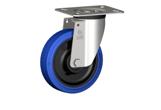 WHEEL LB 150X40/50 INOX BB SWIVEL X40+ BRAKE