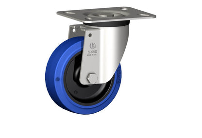 WHEEL LB 125X40/40 PLAIN BORE SWIVEL X40/50