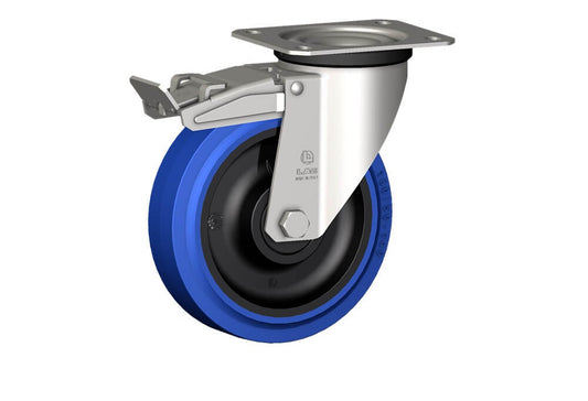 WHEEL LB 180X50/60 BBX SWIVEL X20+BRAKE