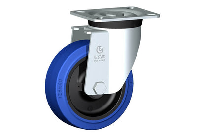 WHEEL LB 125X40/40 RB SWIVEL FORK M40L/50