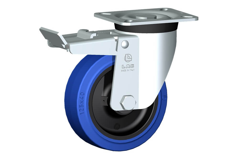 WHEEL LB 125X40/40 RB SWL M40L/50 +BRAKE
